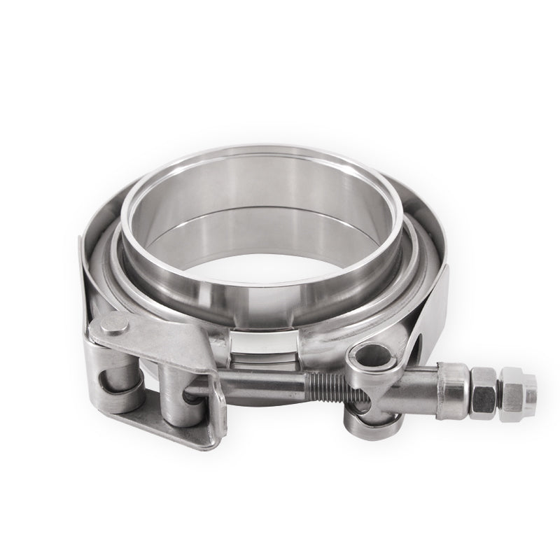 Mishimoto Stainless Steel V-Band Clamp 2 Inch (50.8mm) for Exhaust and Charge Pipes