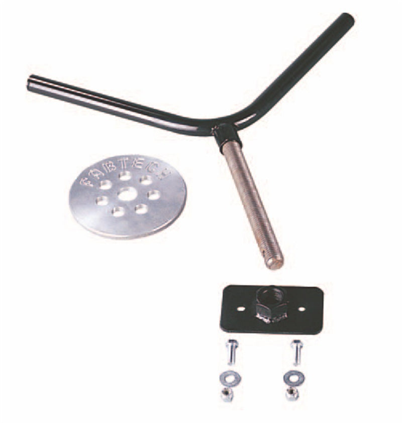 Fabtech Universal Spare Tire Flat Mount - Black Part FTT10001BK