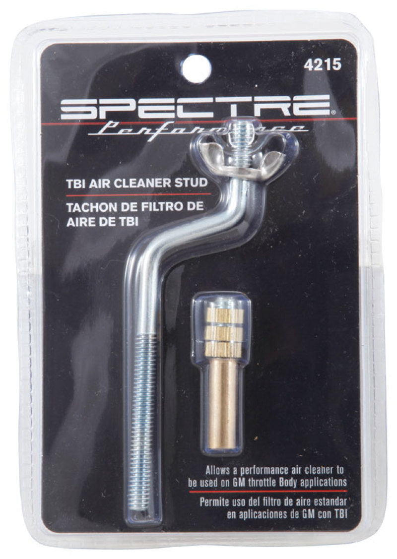 Spectre GM TBI Air Cleaner S-Stud Mounting Hardware (5-inch Offset) for Chevrolet Throttle Bodies