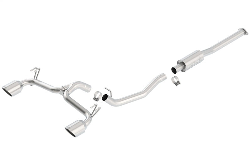 Borla S-Type Cat-Back Exhaust System for 2009-2017 Mitsubishi Lancer Ralliart 2.0L Turbo