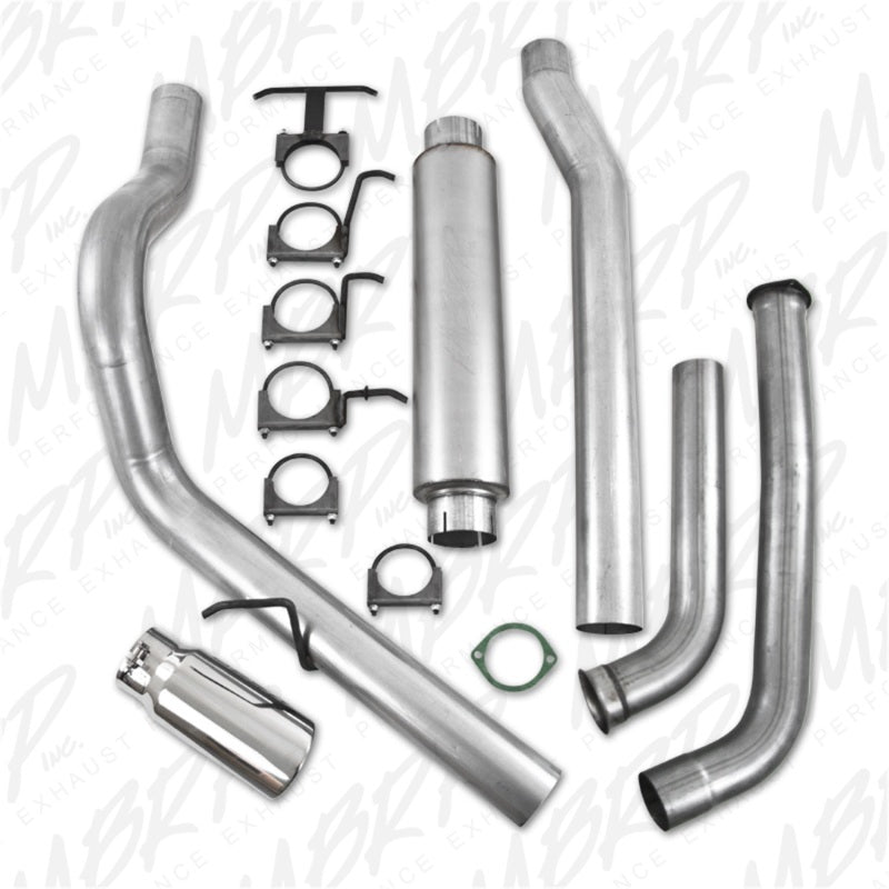 MBRP Armor Lite Series Turbo Back Exhaust System for Ford F-350 2003-2007 – Single Side Exit