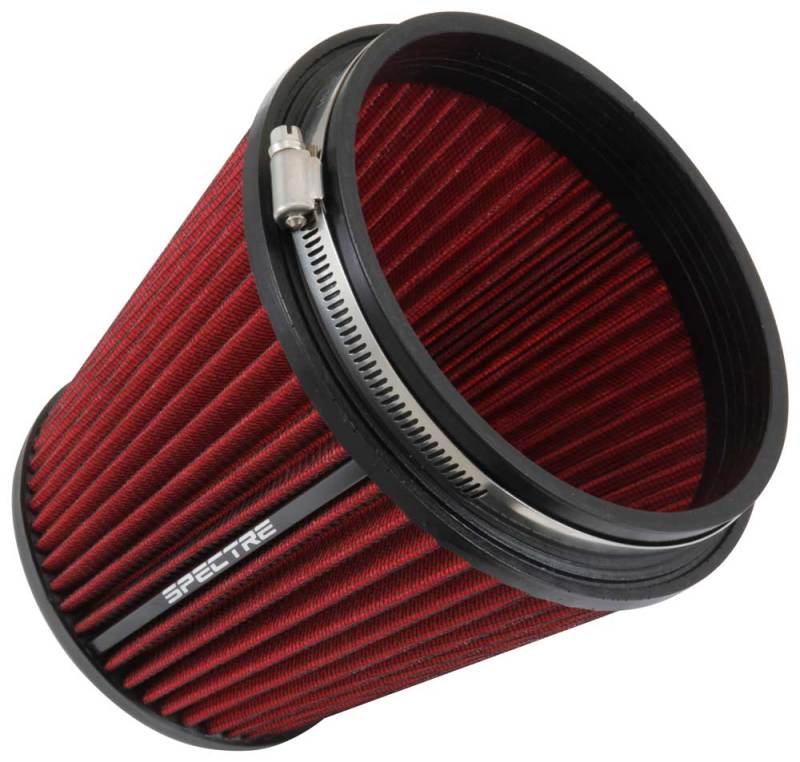 Spectre HPR9892 High Performance Racing Cone Air Filter - 6-inch Flange, Red