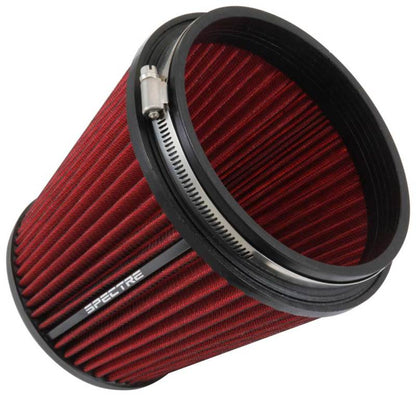 Spectre HPR9892 High Performance Racing Cone Air Filter - 6-inch Flange, Red