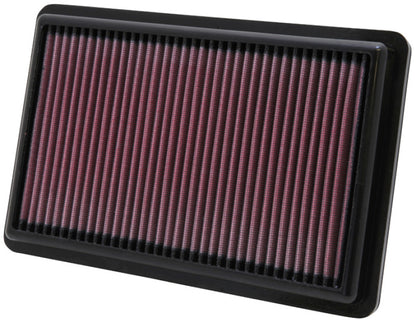 K&N Engineering 33-2454 High-Flow Reusable Air Filter for 2010-2014 Acura MDX and ZDX 3.7L