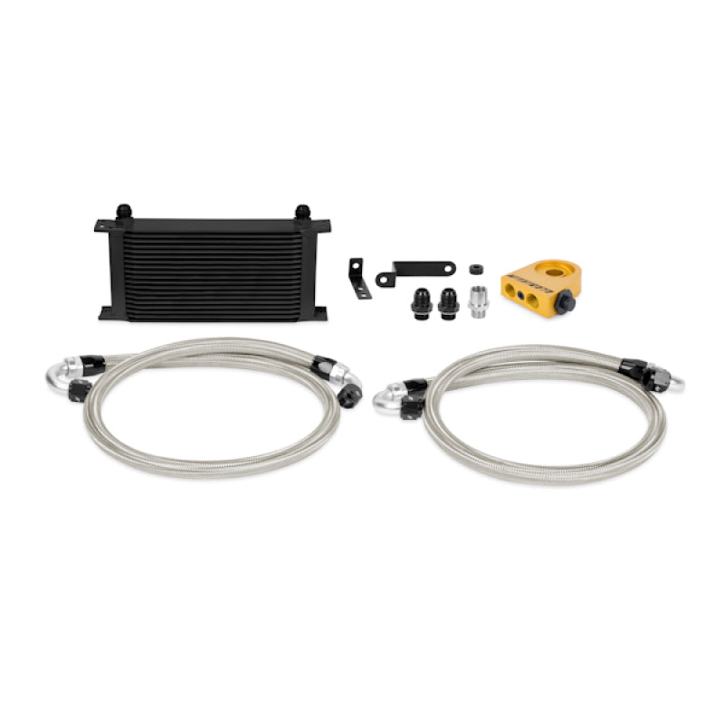 Mishimoto 2008-2014 Subaru WRX STI Thermostatic Oil Cooler Kit - Black