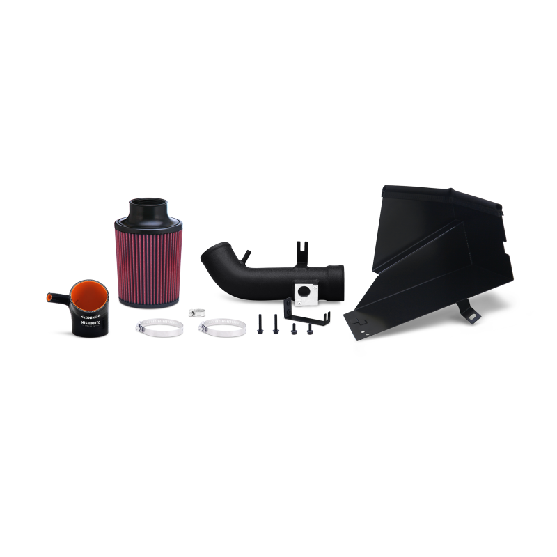 Mishimoto 2006-2011 Honda Civic Si Performance Air Intake with Heat Shield - Wrinkle Black