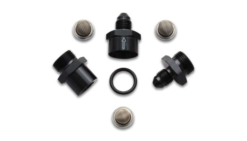 Vibrant Inline Fuel and Oil Filter Set - Size -8AN with 3 Filter Elements