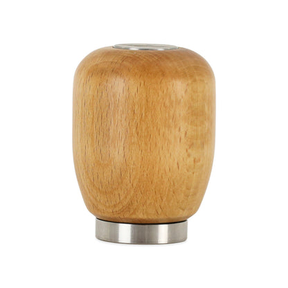 Mishimoto Short Steel Core Beech Wood Shift Knob - Elegant and Durable Manual Transmission Accessory