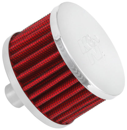 K&N Engineering 62-1160 Chrome Plated 3/4 Inch Crankcase Vent Filter for Classic and Racing Engines