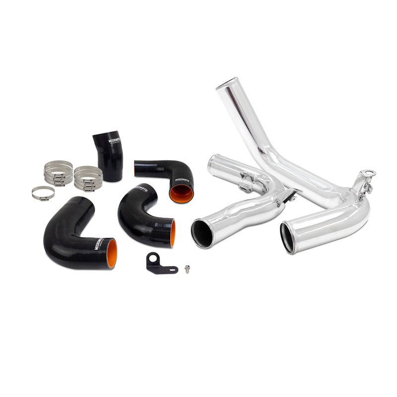 Mishimoto MK8 Volkswagen GTI Intercooler Pipe Kit – Polished Aluminum with Heat-Resistant Silicone Couplers