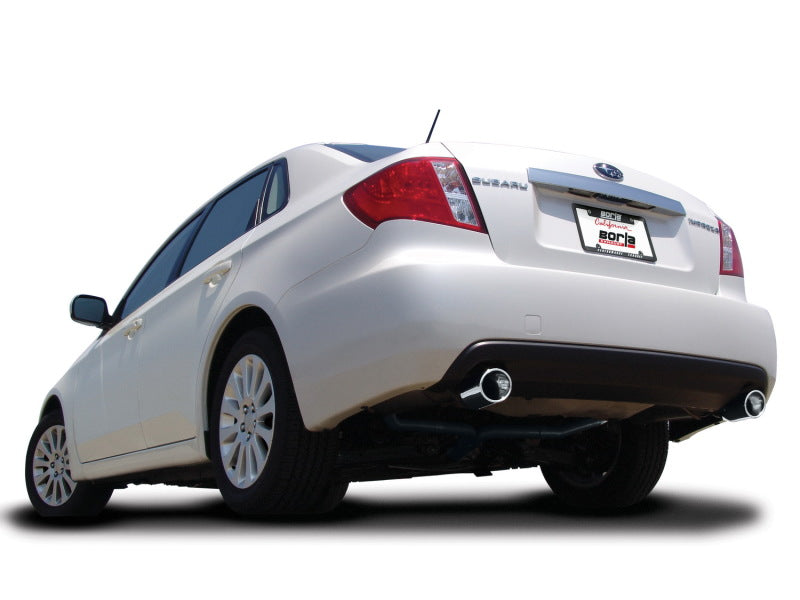 Borla S-Type Cat-Back Exhaust System for 2008-2011 Subaru Impreza 2.5L 4-Cylinder Sedan
