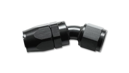 Vibrant -8AN Aluminum 30 Degree Elbow Hose End Fitting for Automotive Applications