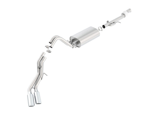 Borla Touring Cat-Back Exhaust System for 2015-2020 Cadillac Escalade ESV and GMC Yukon Denali XL 6.2L V8