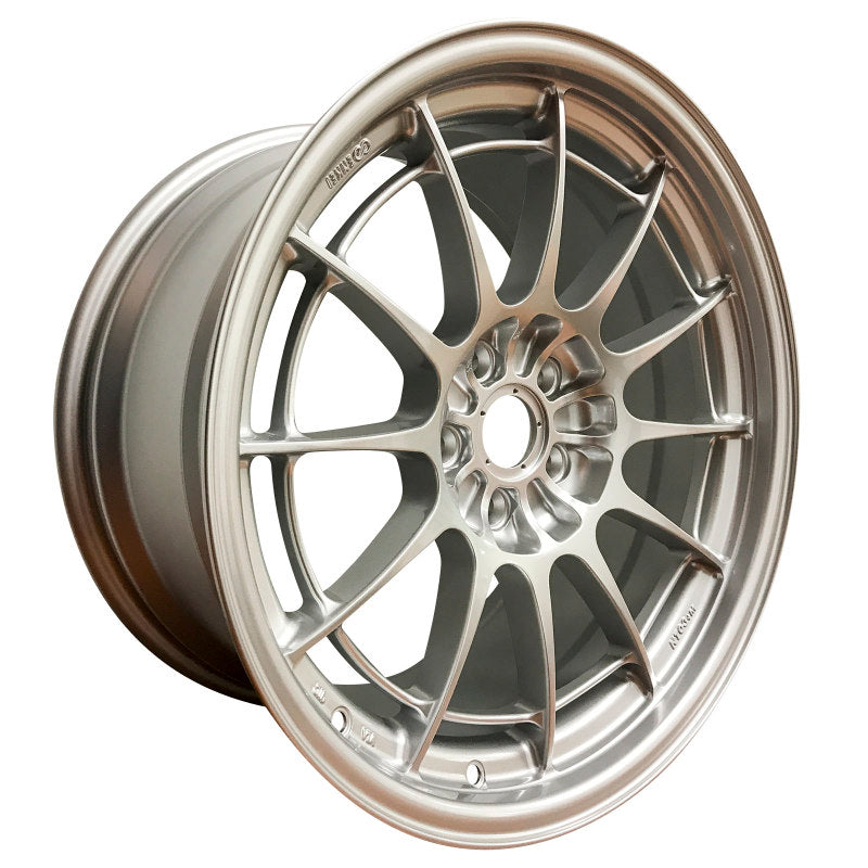 Enkei NT03+M 18x9.5 Silver Wheel with 5x108 Bolt Pattern and +40mm Offset