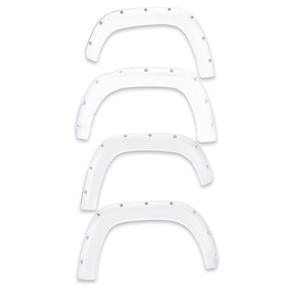 EGR 14+ Chevrolet Silverado Bolt-On Look Fender Flares – Summit White, Color Match Set