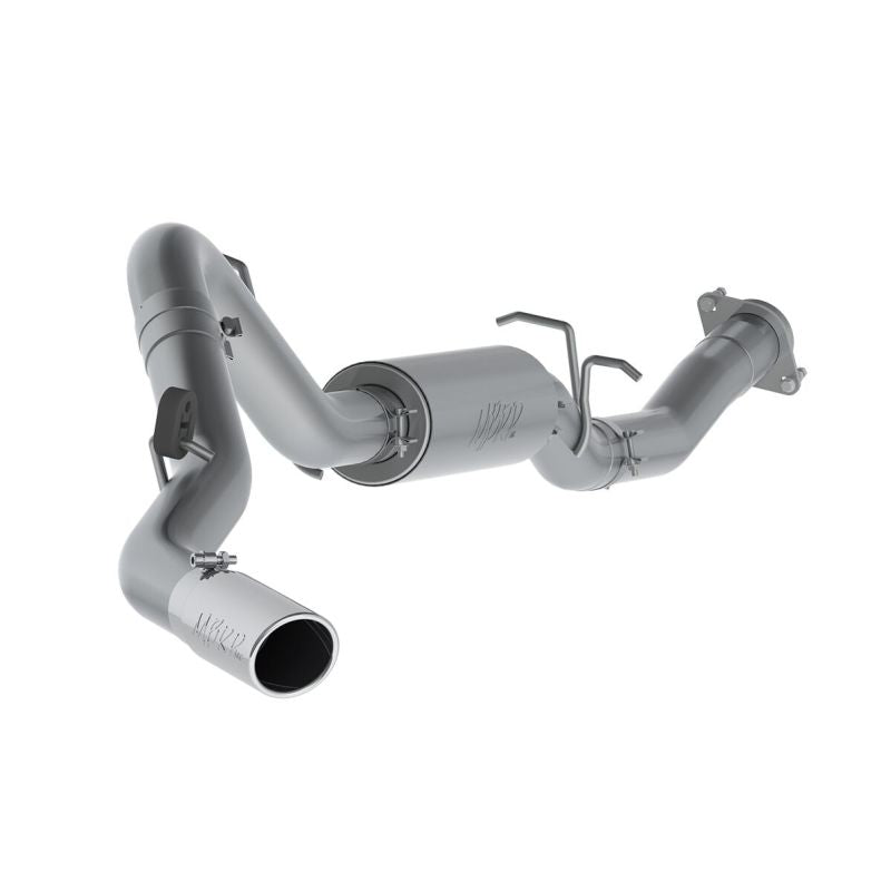MBRP Armor Lite Series Cat Back Exhaust System for 2007-2010 Chevrolet Silverado 2500HD 6.0L V8 - 3.5 Inch Single Side Exit with Aluminized Steel Construction