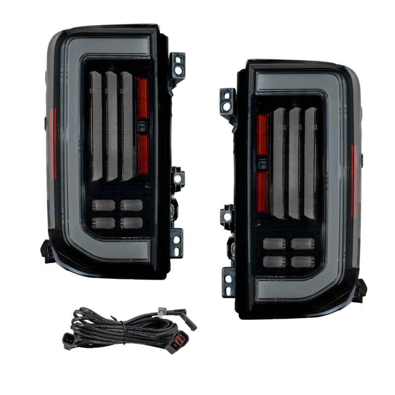 Form Lighting 2021-2025 Ford Bronco LED Tail Lights Smoked (Pair)