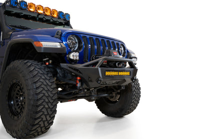 Addictive Desert Designs Stealth Fighter Front Bumper for Jeep JL 2018-2023 with Winch and Light Bar Mounts