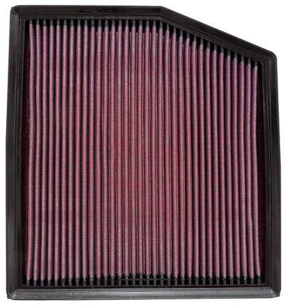 K&N Engineering 33-2458 High-Flow Replacement Air Filter for BMW 135i and 335i Models