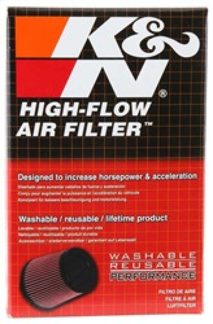 K&N Engineering Universal Rubber Air Filter - 2 3/4 inch Flange, 4-inch OD, 5-inch Height, Part Number RU-1460
