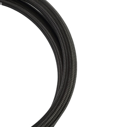 Mishimoto 3ft Stainless Steel Braided Hose with -10AN Fittings - Black