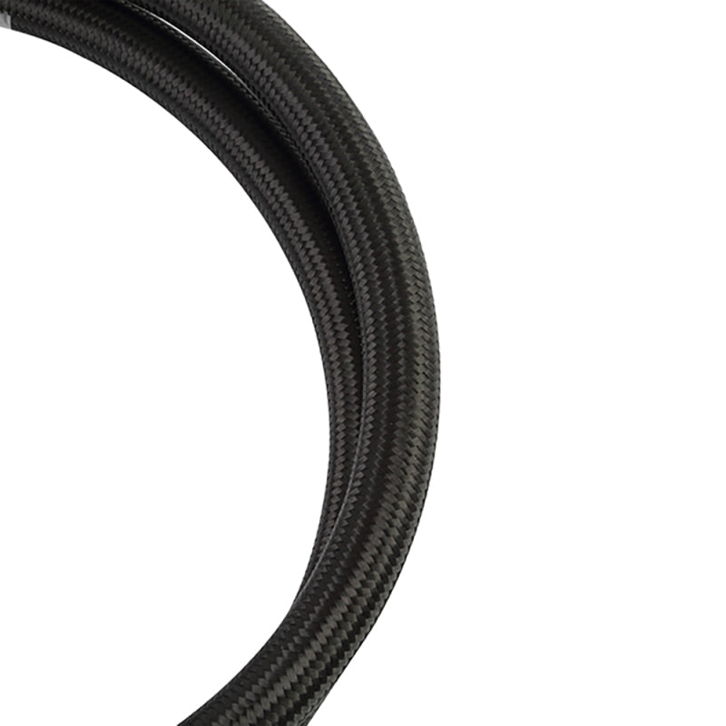Mishimoto 3Ft Stainless Steel Braided Hose with -6AN Fittings - Black