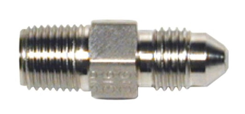 Wilwood Inlet Fitting 220-6956 - 1/8-27 NPT to -3 (Straight) for Automotive Applications