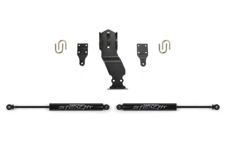 Fabtech FTS22302 Stealth Dual Steering Stabilizer Kit for 2017 Ford Super Duty 4WD