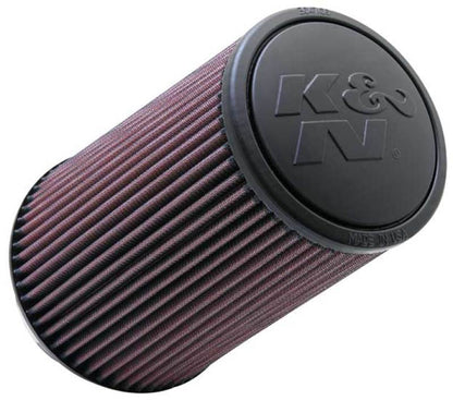 K&N Engineering Universal Rubber Air Filter 4 Inch Flanged for Automotive and Equipment Applications