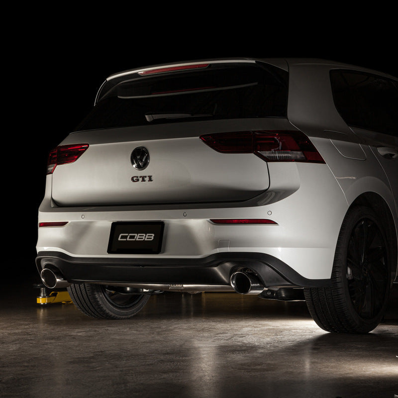 Cobb 22-23 Volkswagen Golf GTI MK8 Stainless Steel Cat-Back Exhaust System