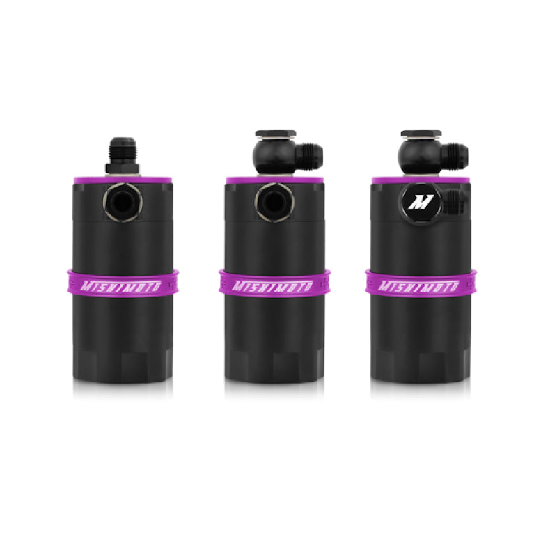 Mishimoto Universal Baffled Oil Catch Can - Purple, Part Number MMBCC-UNI-PR