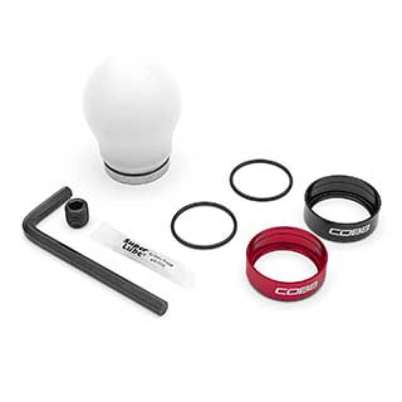 COBB Weighted Shift Knob for Volkswagen Golf GTI 2004-2023 and Golf R 2014-2024 - White