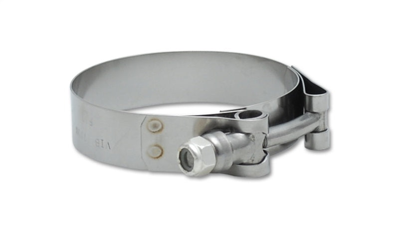 Vibrant SS T-Bolt Clamps Pack of 2 – Heavy Duty Stainless Steel Hose Clamps for Automotive Applications
