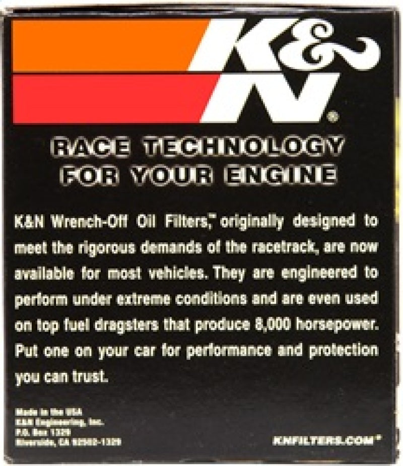 K&N Engineering HP-2004 Premium Oil Filter for Volkswagen Passat, Volvo 240 & Jeep Grand Cherokee 4.0