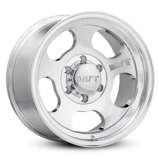 Mickey Thompson Canyon Pro Polished Wheel - 20x9 inches, 8x180 Bolt Pattern, 5-inch Backspacing, 0 Offset, 125.2mm Hub Bore