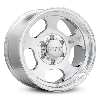 Mickey Thompson Canyon Polished 17x9 Inch Wheel for Trucks and SUVs - 8x6.5 Bolt Pattern, 0 Offset, 125.2mm Hub Bore