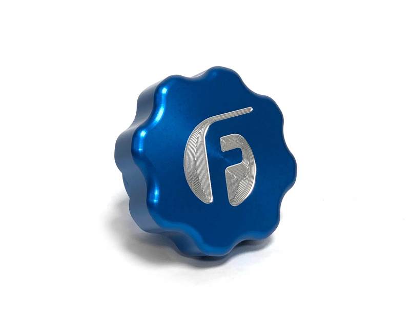 Fleece Performance Chevy Duramax Billet Aluminum Oil Cap Cover - Blue (Part Number: FPE-DMAX-OC-BLU)