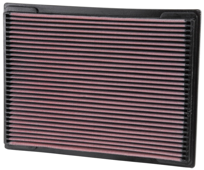 K&N Engineering 33-2703 High-Flow Drop-In Air Filter for Mercedes-Benz (1996-2003 Models)