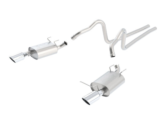 Borla ATAK Cat-Back Exhaust System for 2011-2014 Ford Mustang 3.7L V6 RWD