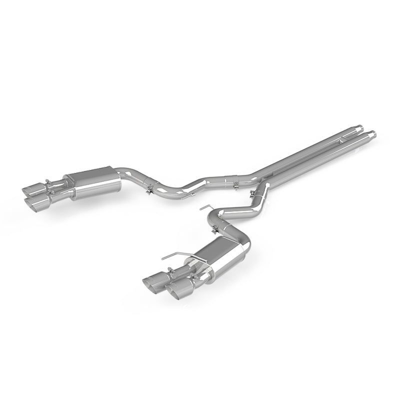 MBRP Armor Lite Series Cat Back Exhaust System for 2018-2022 Ford Mustang GT 5.0 with Dual 4-inch Tips