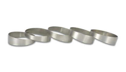 Vibrant 3-inch Outer Diameter Titanium Pie Cuts Set of 5 – Lightweight and Durable Performance Automotive Exhaust Components