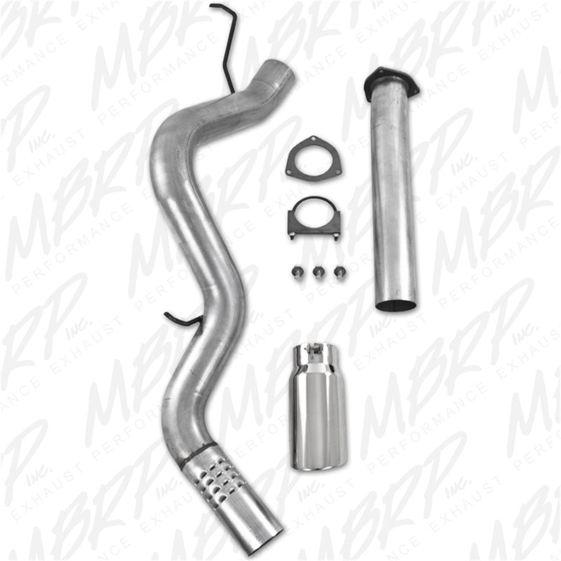 MBRP Armor Lite Series Exhaust System for Chevrolet Silverado 2500HD/3500HD (2007-2009) - Single Side Exit, 5-inch Tip