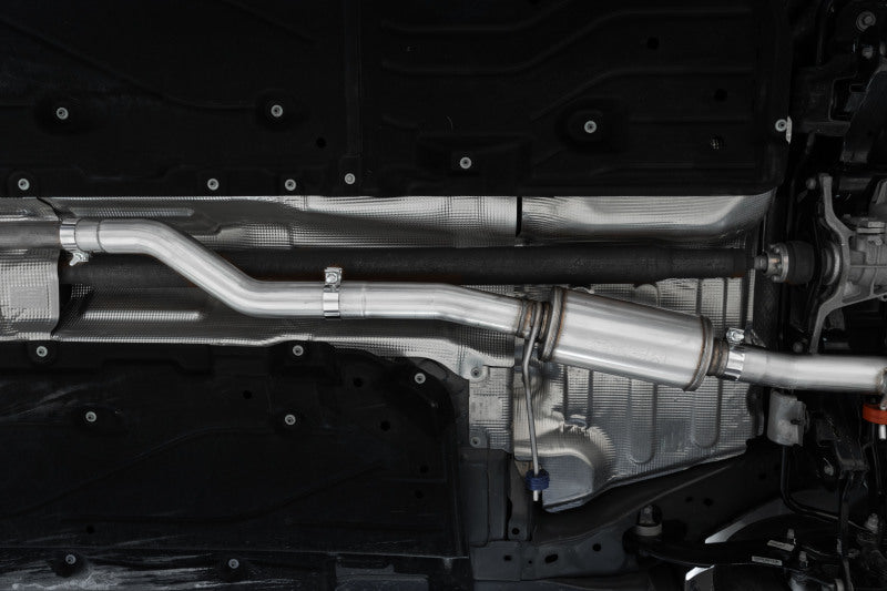 MBRP S5267AL Aluminized Steel 4-inch Tip Single Side Exit Cat Back Exhaust for Ford Maverick 2022-2024