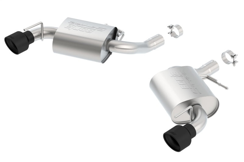 Borla S-Type Axle-Back Exhaust System for 2016-2024 Chevrolet Camaro SS and LT1 Models – No NPP Valves, Ceramic Black Finish