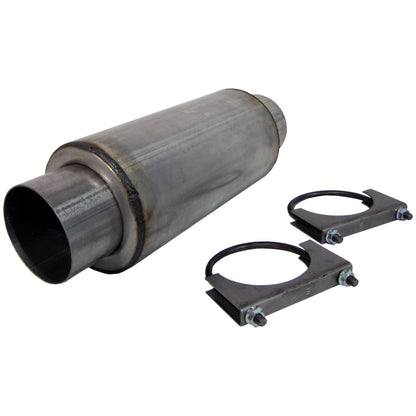 MBRP R2009 Armor Lite Resonator - 4 Inch Inlet/Outlet, 12 Inch Body, 18 Inch Overall, Aluminized Steel Performance Muffler