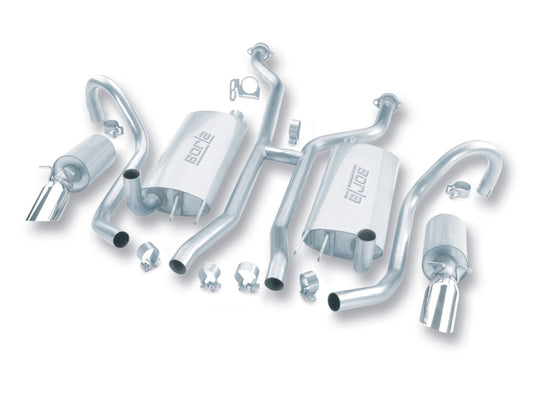 Borla 14504 Touring Cat-Back Exhaust System for 1994-1996 Chevrolet Impala SS and Caprice Classic with 5.7L V8