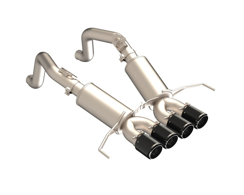 MBRP Armor Pro Series 14-19 Chevrolet Corvette Dual Split Rear Axle Back Exhaust with Carbon Fiber Tips