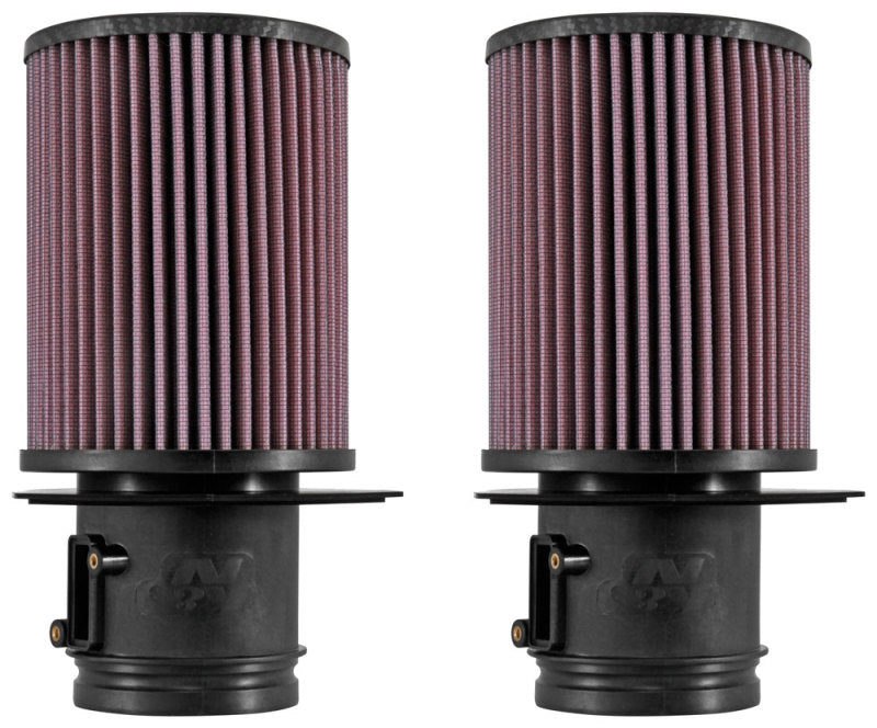K&N Engineering High-Flow Reusable Air Filter Part E-0658 for 2014-2017 Audi R8 and 2015 Lamborghini Huracan