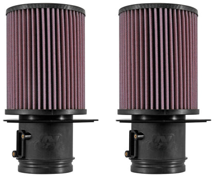 K&N Engineering High-Flow Reusable Air Filter Part E-0658 for 2014-2017 Audi R8 and 2015 Lamborghini Huracan