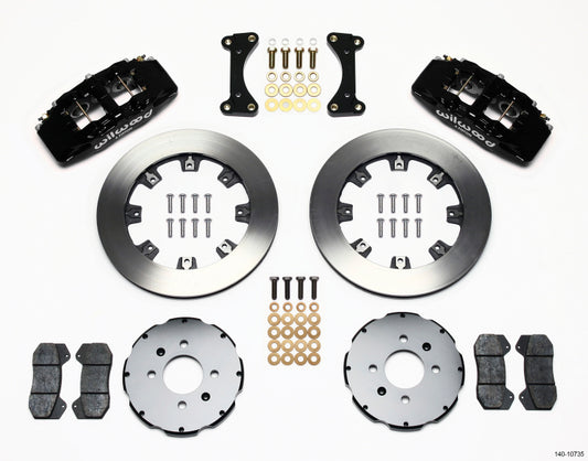 Wilwood Dynapro 6 Front Hat Kit for 1990-1992 Honda/Acura with 12.19-inch Disc - Part #140-10735